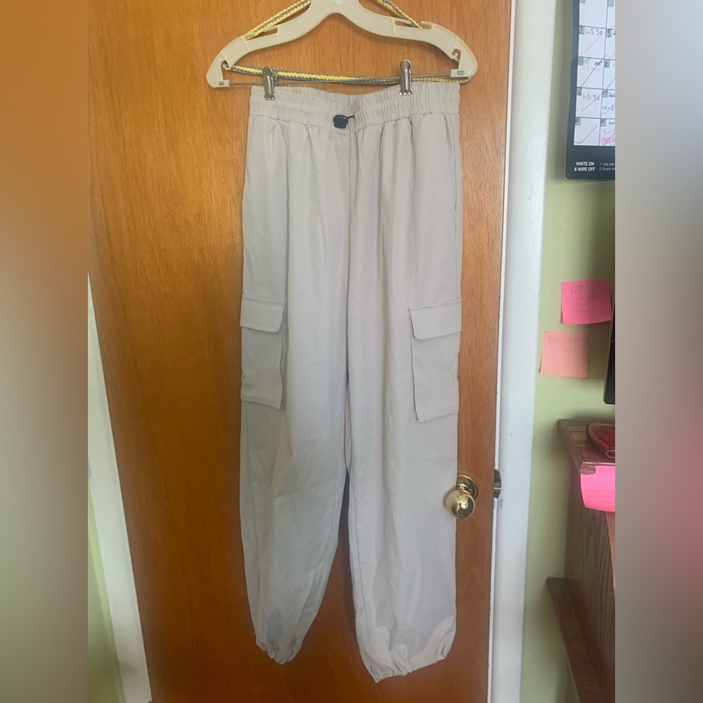 Only Light Gray Cargo Pants